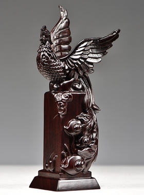 黑檀客厅摆件陈古实木