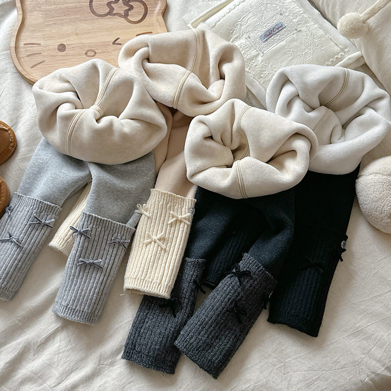 2025冬季韩版无骨保暖裤贴条缝合900克加厚打底裤女童裤百搭,淘宝优惠券,粉丝福利购,淘宝优惠卷