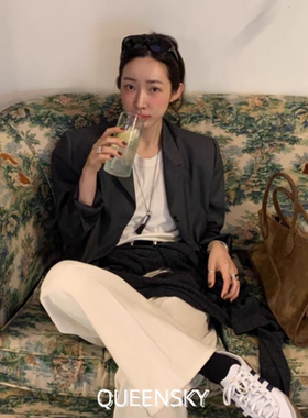 韩国车J媛同款毛刷子流苏项链极简ins小众设计高级感长款毛衣链