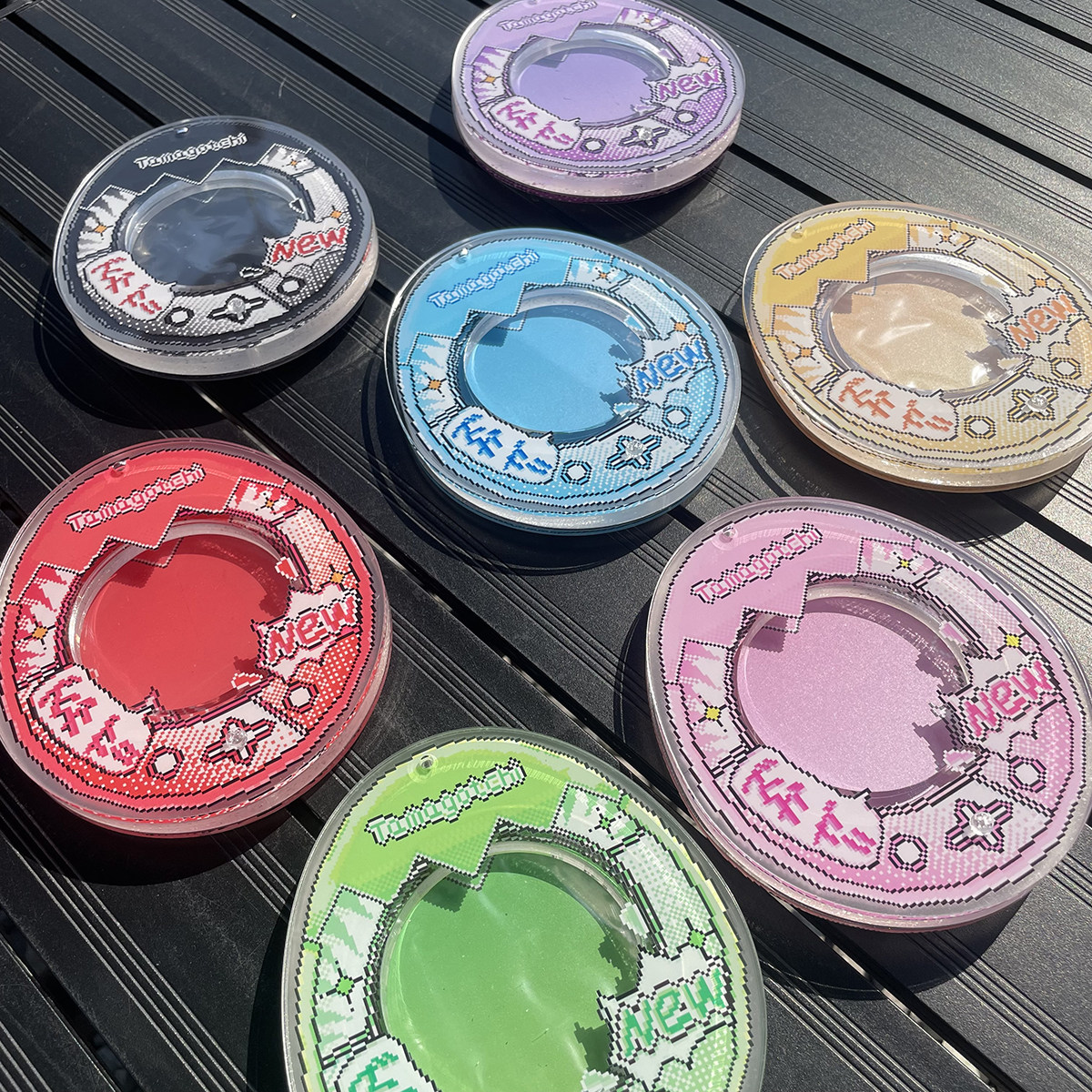 倩子酱Goods像素漫画拓麻歌子亚克力吧唧砖挂件谷美谷子装饰收纳,淘宝优惠券,粉丝福利购,淘宝优惠卷