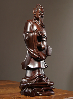 摆件实木雕刻人物华佗诊所工艺品