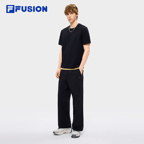 章昊同款FILA FUSION斐乐长裤男2026夏季工装直筒裤T11M621803F - 图2