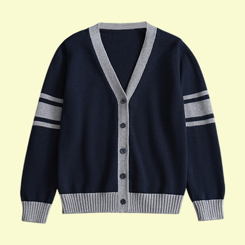 小学生校服针织衫男童春秋毛衣儿童绿色毛衫班服女童针织外套衣服,淘宝优惠券,粉丝福利购,淘宝优惠卷