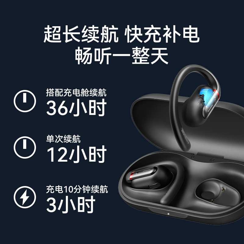 声阔SoundCore V30i不入耳蓝牙耳机气传导价比开放式蓝牙运动耳机 - 图1