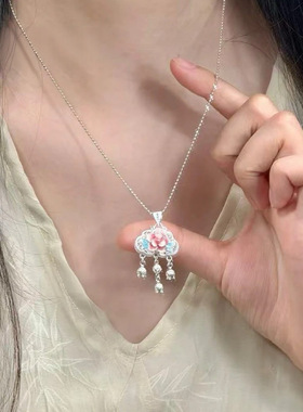 花铃醉民族风富贵新中式项链女轻奢小众高级感设计吊坠配饰士饰品