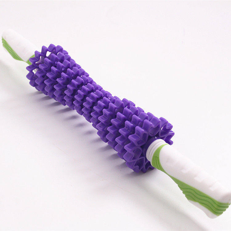 实木滚轮按摩器材九轮瑜伽按摩棒 鸿航老中医按摩器材