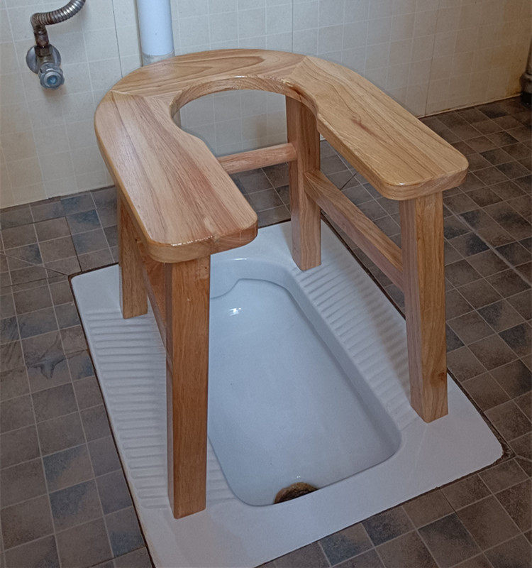 u型坐便器老人坐便椅成人孕妇卫生间移动马桶蹲便器改坐便方便椅