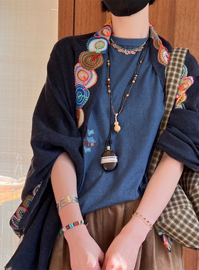 自留推荐 COTEMP 25FW 金属黑檀木酒壶吊坠长项链高级质感毛衣链