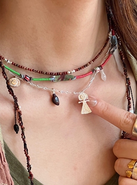 自留推荐 SALE E PEPE胡椒盐 纯银海风吊坠项链高级质感锁骨链