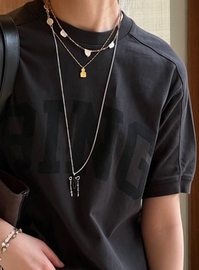 自留推荐 SALE E PEPE胡椒盐 25春夏 纯银串珠编织锁骨链长项链