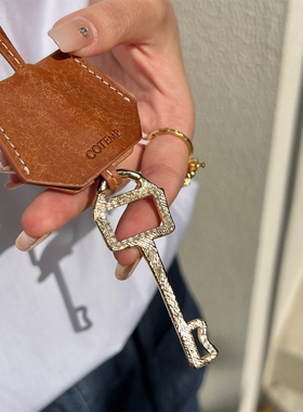 COTEMP Clavis Necklace 植鞣牛皮皮革钥匙项链眼镜挂链包挂手工