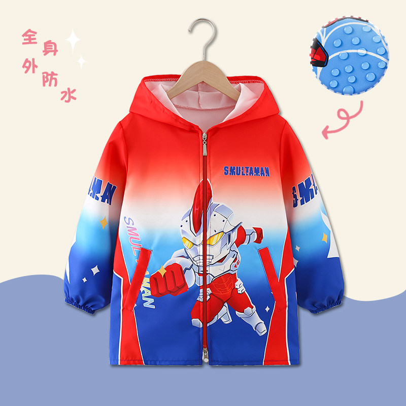 儿童罩衣秋冬外穿羽绒服防脏外套男女孩拉链正穿护衣宝宝防水围裙,淘宝优惠券,粉丝福利购,淘宝优惠卷