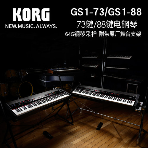 KORG科音B1SP D1 LP380数码SP280重HAVIAN30锤GS1-73电88钢琴B2SP - 图0