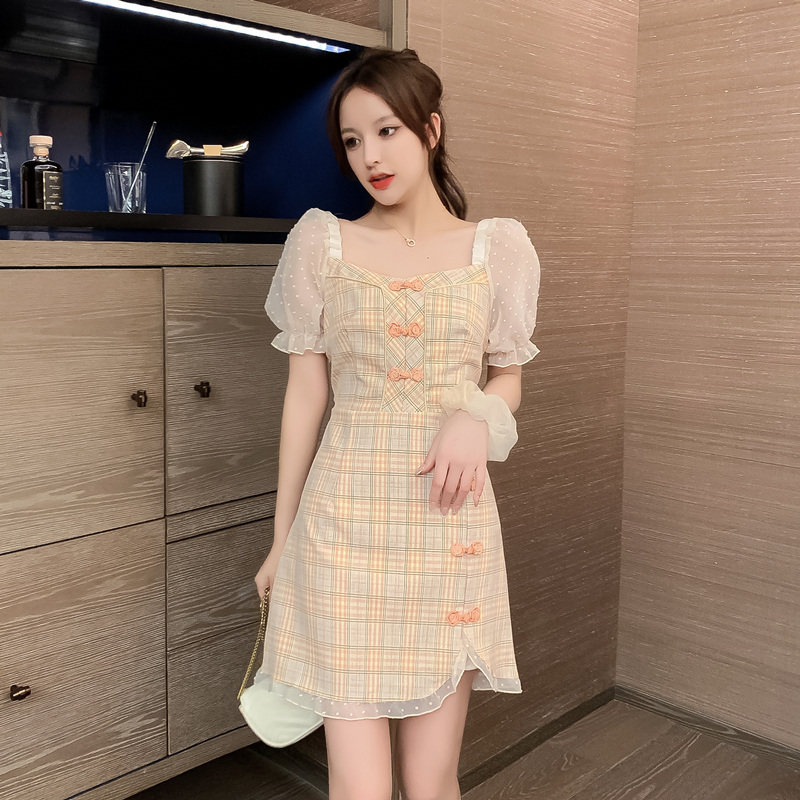 复古旗袍2020年新款改良版夏连衣裙 纯贝妮连衣裙
