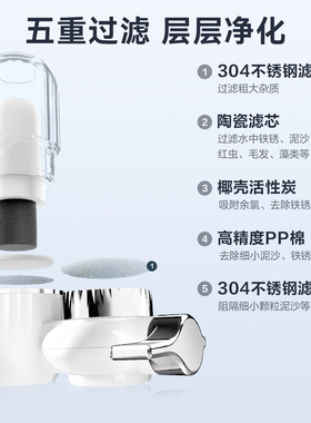 苏泊尔水龙头过滤器厨房净水机