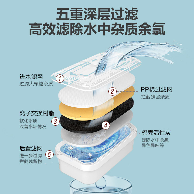 苏泊尔净水壶自来水家用厨房滤水壶 苏泊尔净水器净水器