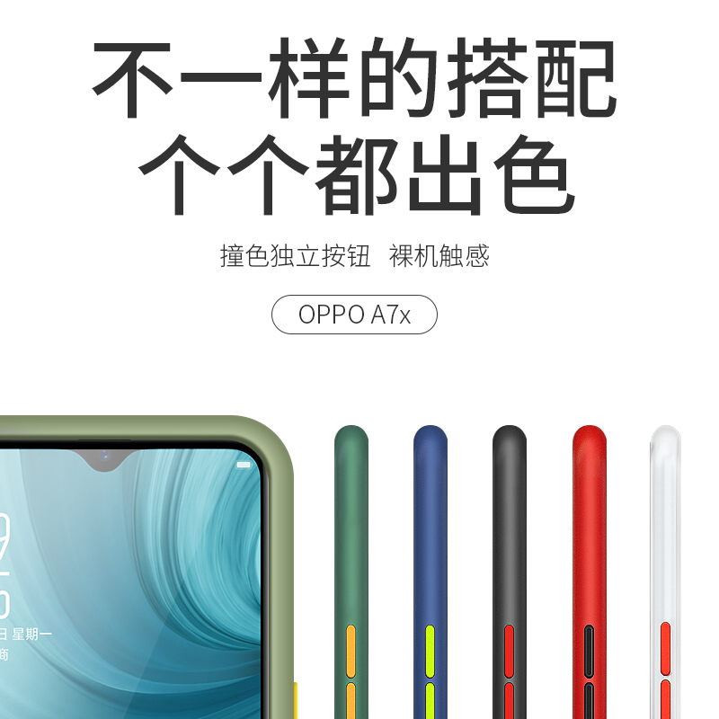 OPPOA7X手机壳a7x全包防摔磨砂透明OPPO硅胶超薄高档款潮男女外壳-图3