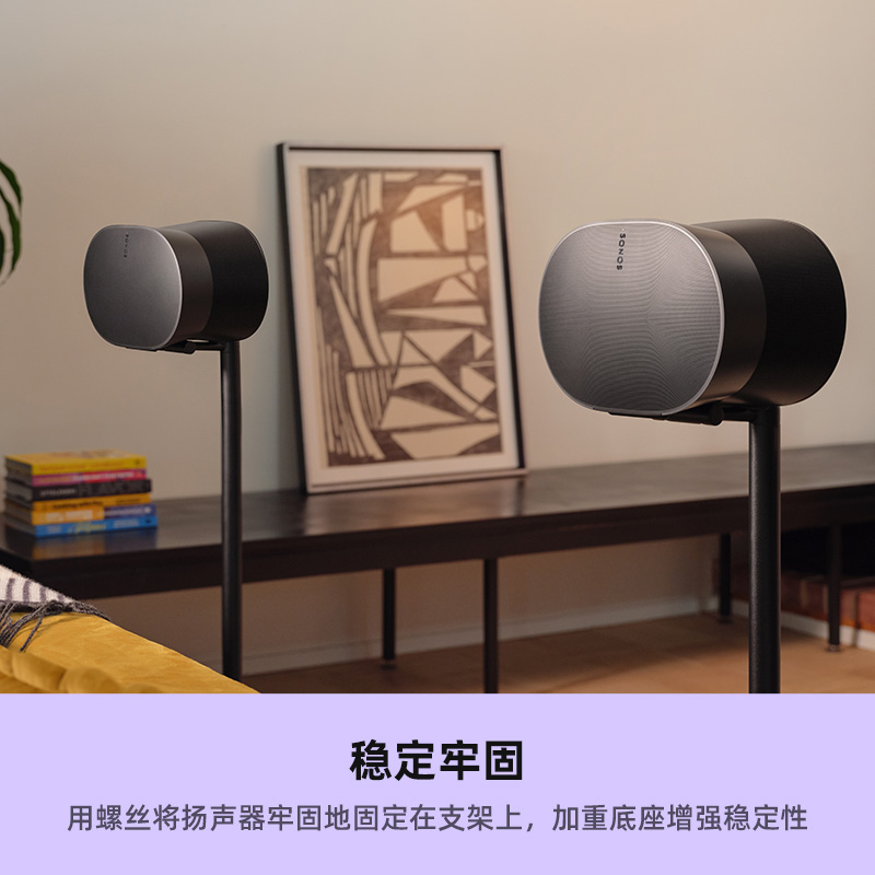 SONOS stand落地支架1对 音响专用环绕支架 Era 100/Era 300/One - 图0