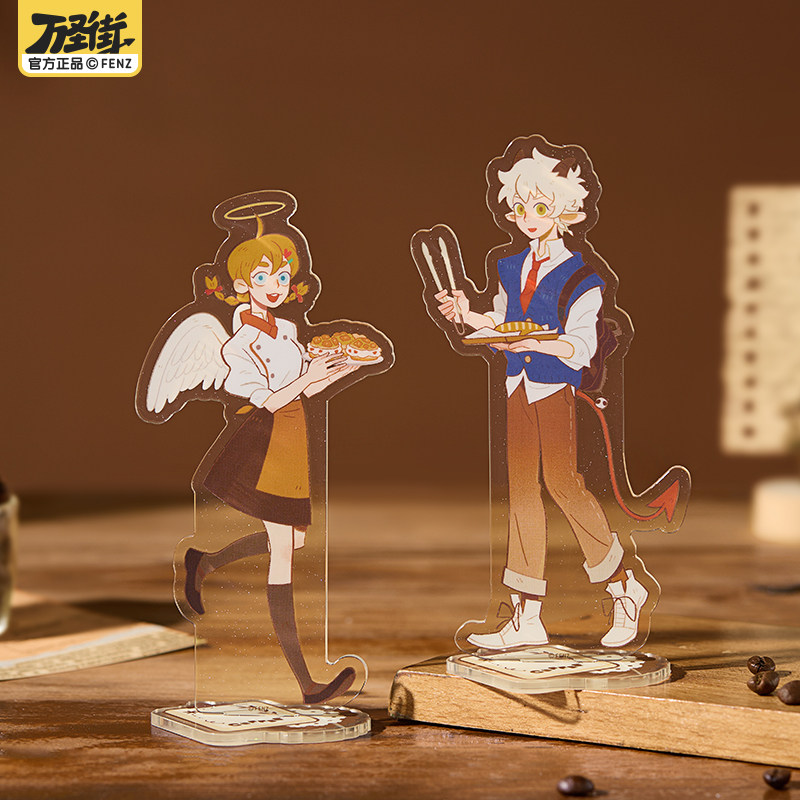 非人哉旗舰店万圣街香醇时光亚克力立牌闪粉板材桌面装饰周边摆件,淘宝优惠券,粉丝福利购,淘宝优惠卷