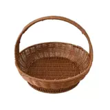 Ratter Teng Железная рама сплетенная корзина круглая ручная корзина для пикника для пикника