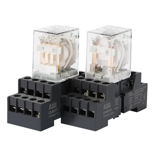 ABB中间继电器CR-MX230AC2L 8/14脚CR-MX024DC4L插拔式小型继电器 - 图3