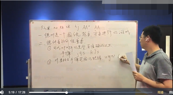 张阳GTO精英课MTT锦标赛教学100集德州扑克教程基础poker学习课程-图1