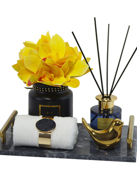 样板房瓷砖卫浴店香薰蜡烛摆件