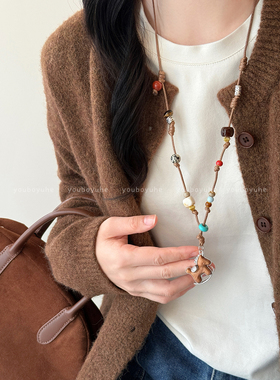 新中式复古小马独特设计时尚项链