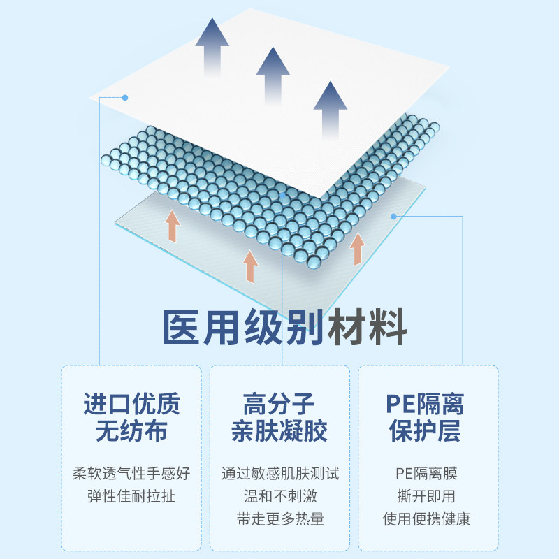 开颜退热贴婴幼儿退烧宝宝冰凉贴 开颜冷热敷器具（器械）