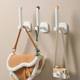Curtain fixer hole-free buckle clip door curtain shower curtain closure hook creative storage buckle tying curtain artifact