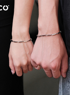 ins冷淡风情侣款配饰瓜子链