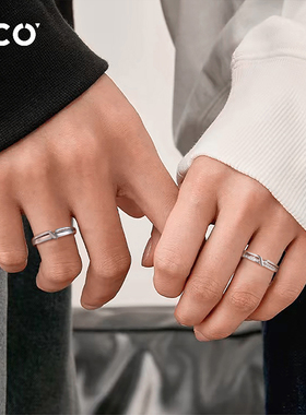 情侣戒指时尚对戒开口可调节