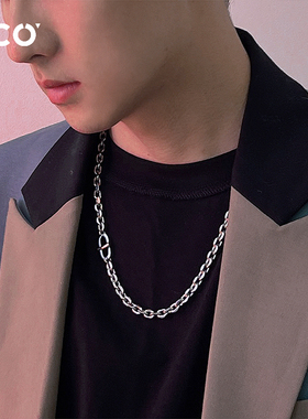 CCO项链男士素链小众设计嘻哈