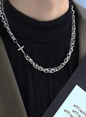 CCO冷淡风双层叠戴四芒星项链