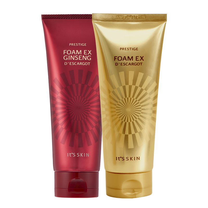 伊思晶钻蜗牛男女红参修复洗面奶 itsskin伊思海外洁面