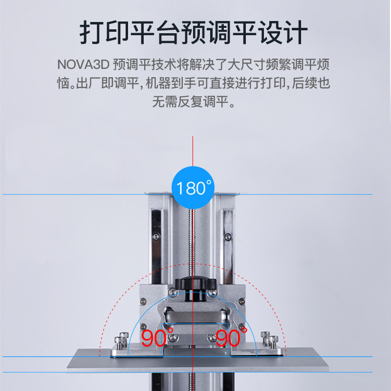 nova3d光固化3d打印机大尺寸黑白屏 nova3d3D打印机