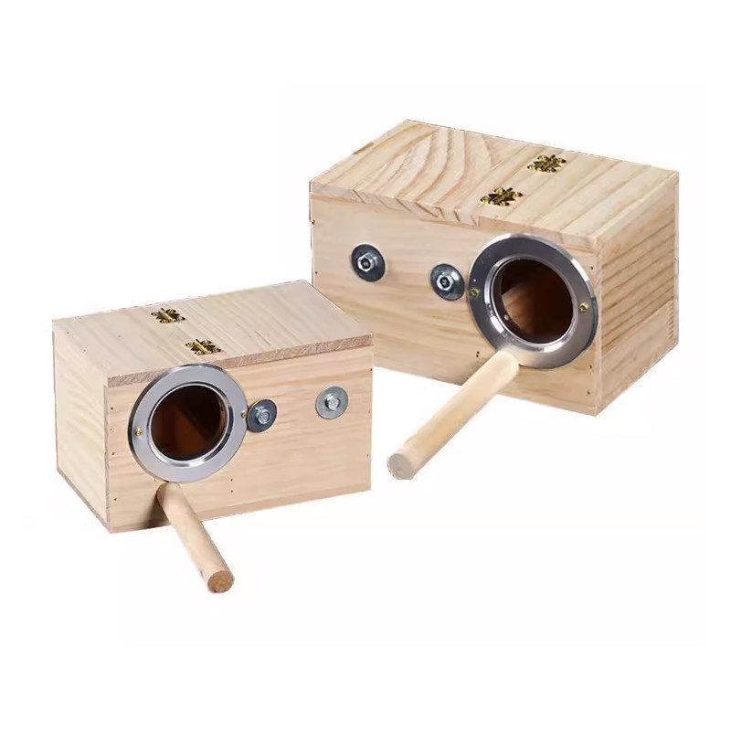 虎皮鹦鹉内挂牡丹实木鸟窝横式挂窝竖式鸟窝鸟巢户外保暖繁殖箱,淘宝优惠券,粉丝福利购,淘宝优惠卷