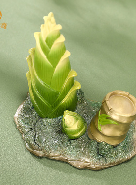 《节节攀升》黄铜竹子摆件乔迁升职步步高升礼物送领导送晚辈