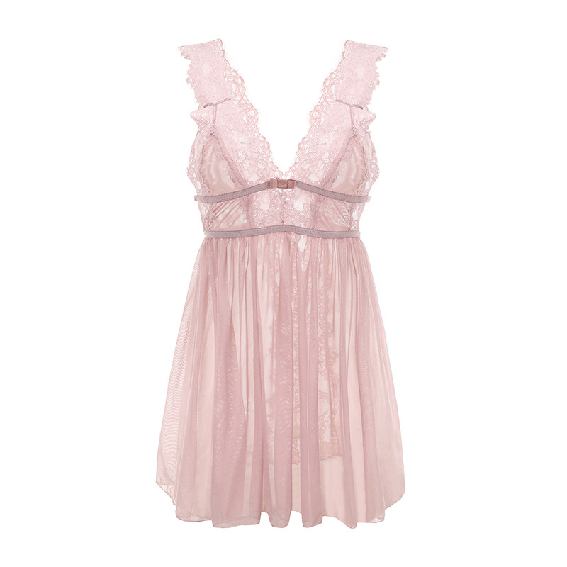 瑷绫说性感女蕾丝诱惑小胸火辣内衣 瑷绫说睡裙