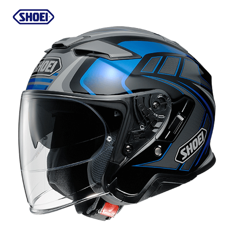 SHOEI J-CRUISE2 JC二代半盔双镜片巡航金翼3/4夏通风摩托头盔 - 图3