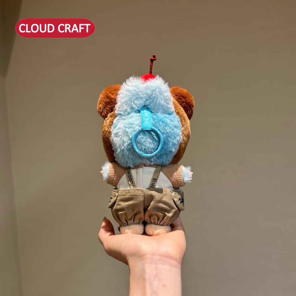 17cm拉布布一代三代娃衣搪胶公仔邻家小子套装labubu前方高能娃衣 - 图3