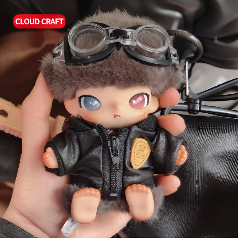 适用Dimoo新生日记系列娃衣黑夹克套装dimoo新生日记搪胶娃衣,淘宝优惠券,粉丝福利购,淘宝优惠卷