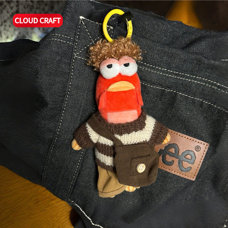 适用比奇堡居民娃衣套装棕色秋冬假发可爱呆萌毛衣小熊着替装,淘宝优惠券,粉丝福利购,淘宝优惠卷