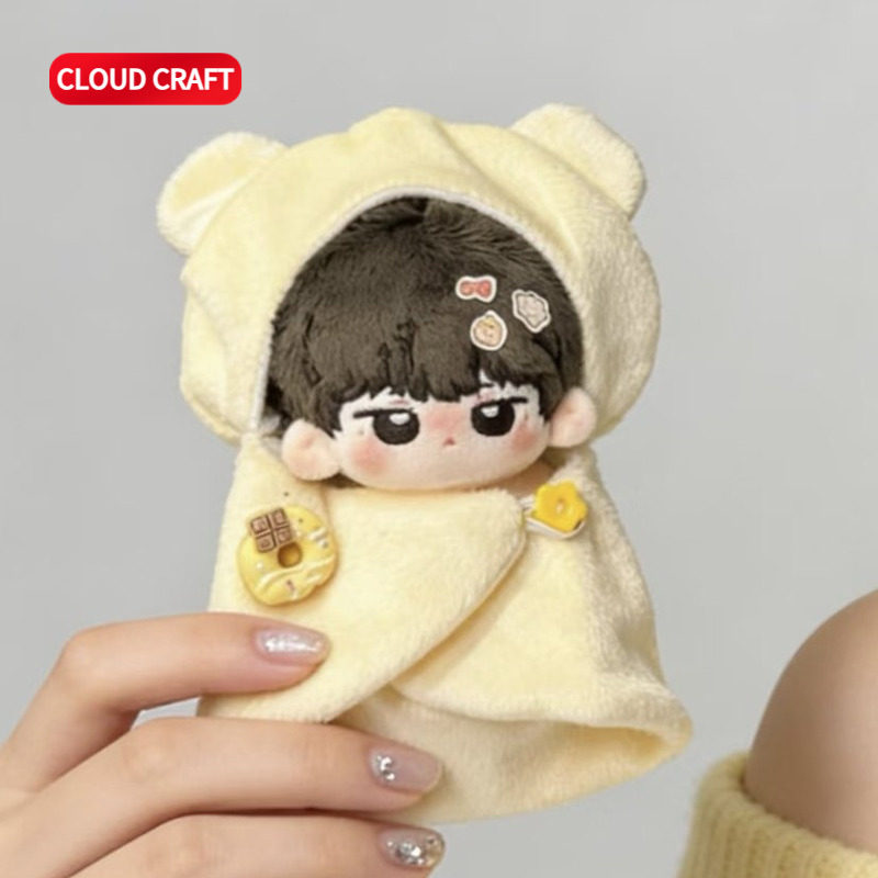 适用10cm棉花娃娃衣可爱甜甜圈毛绒包被棉花娃娃软萌衣服配饰着替,淘宝优惠券,粉丝福利购,淘宝优惠卷