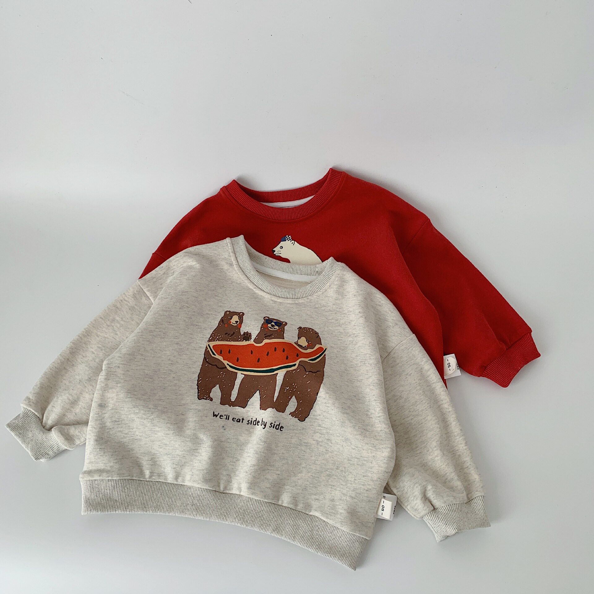 Children's clothing, cute pullovers, stylish sweatshirts for boys and girls