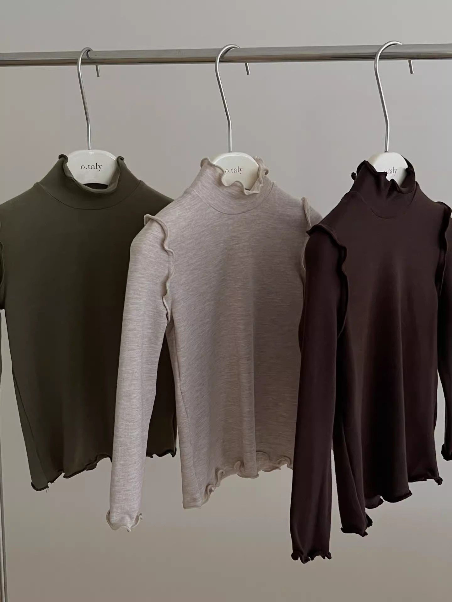 女童打底衫秋装洋气时髦小女孩木耳边儿童长袖T恤内搭半高领上衣,淘宝优惠券,粉丝福利购,淘宝优惠卷