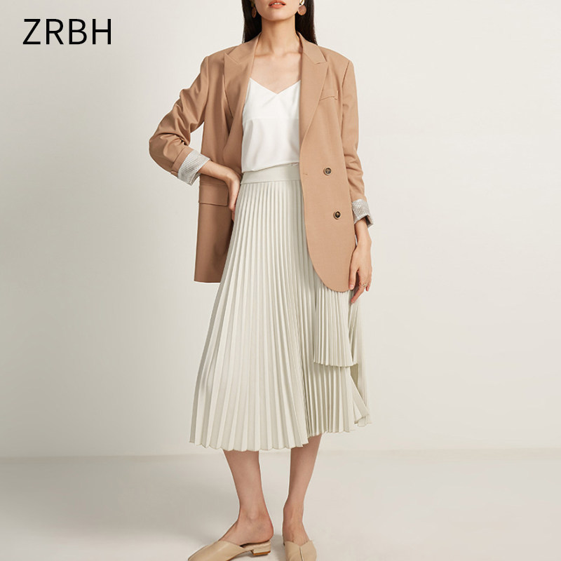 zrbh娇兰2021春新品设计感ol半身裙 zrbh半身裙