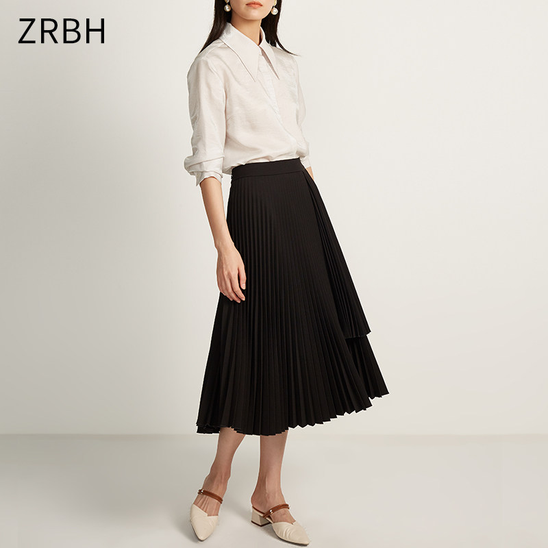 zrbh娇兰2021春新品设计感ol半身裙 zrbh半身裙