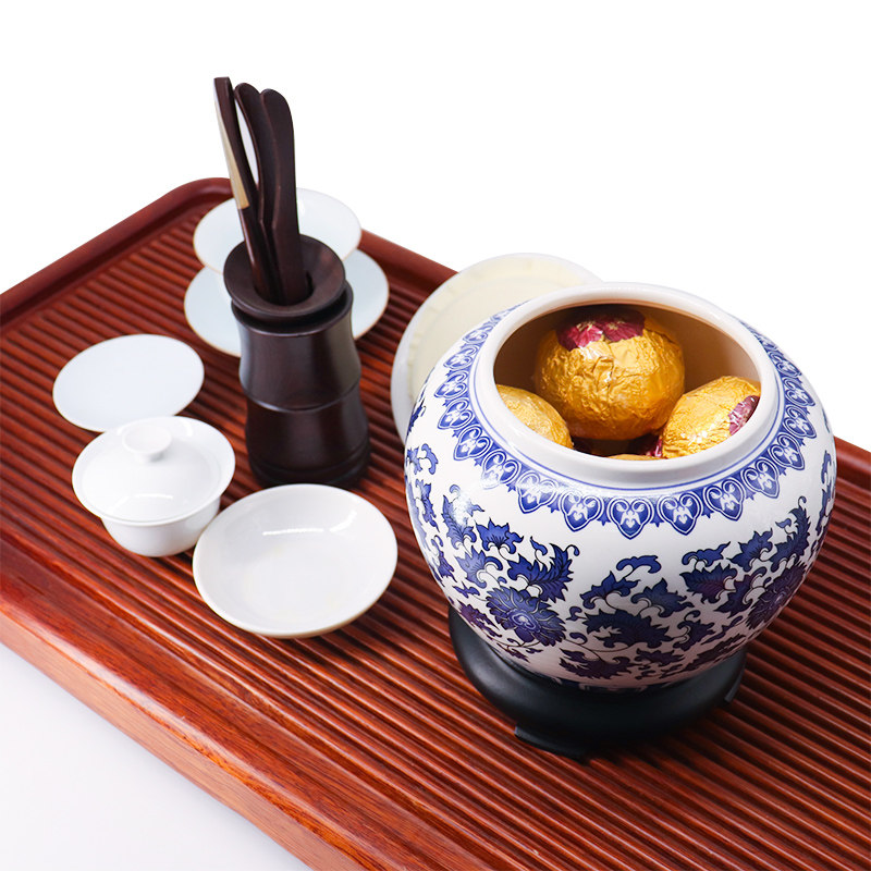 陈李济新会柑普茶大红柑365g云南普洱熟茶收藏将军坛礼盒江门特产,淘宝优惠券,粉丝福利购,淘宝优惠卷