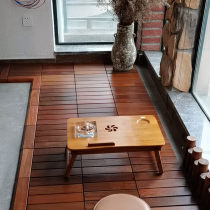 Outdoor Balcony Revamp Outdoor Terrace Floor Bathroom Yang Light House Self Laying Ground Paving Embalming Wood Floor Anti Slip